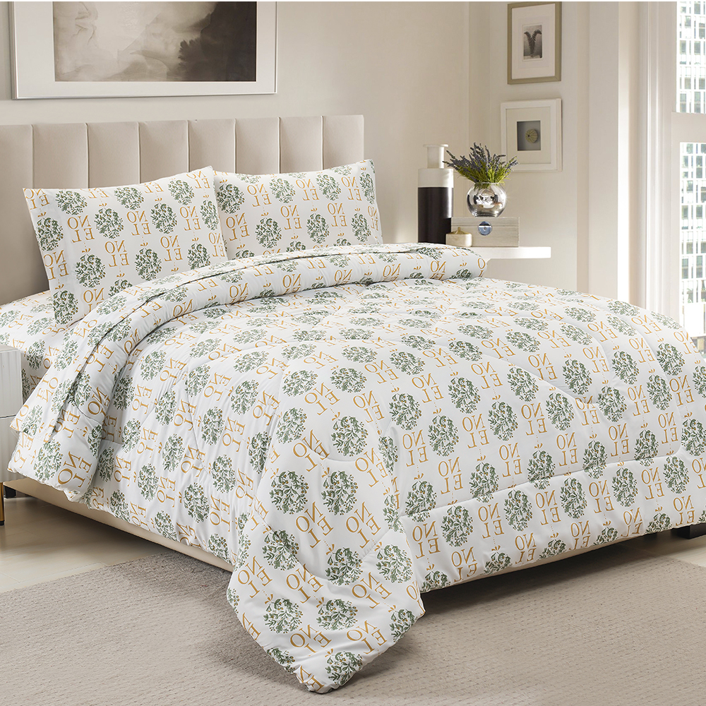 Impressão de pigmentos 5 PCS Conjunto de folhas de edredom